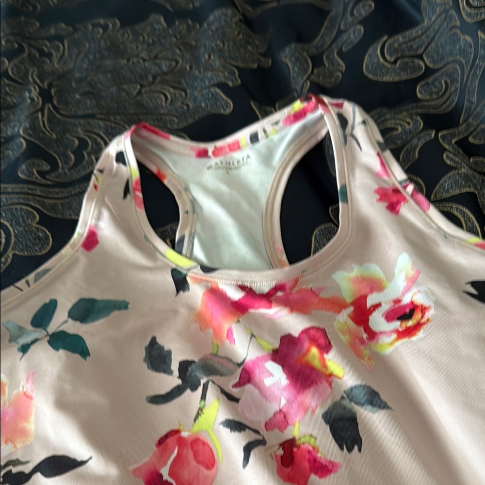 Athleta Multicolor Racerback Tank - Picture 3 of 4